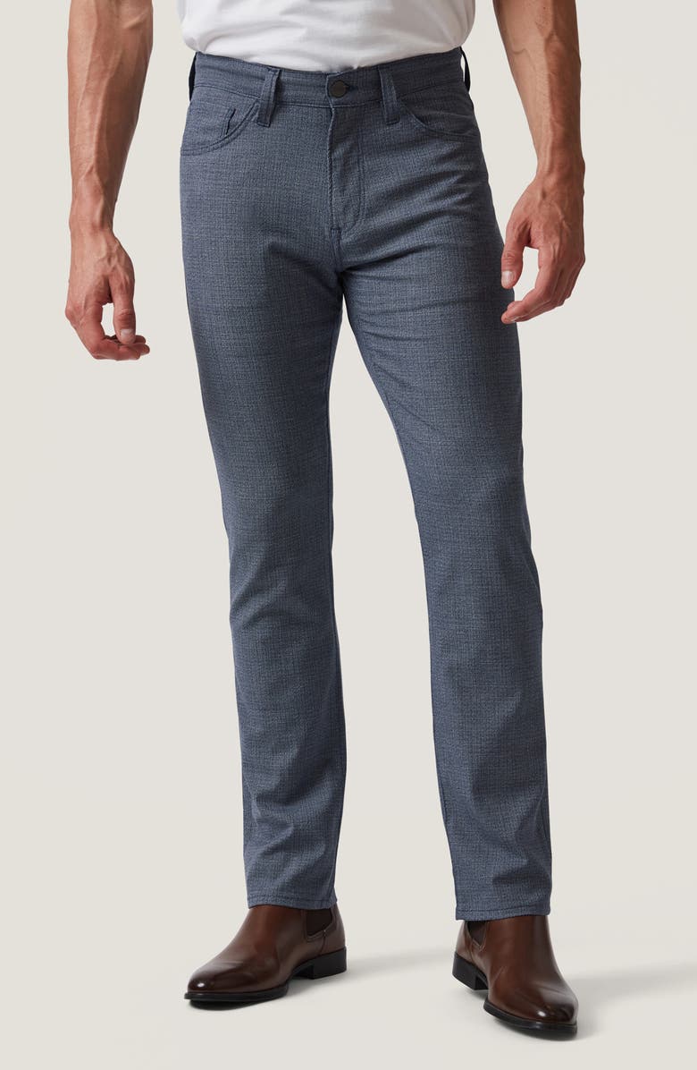 34 Heritage Charisma Straight Leg Pants, Main, color, Navy Fancy