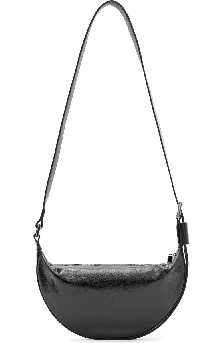 AllSaints Half Moon Crossbody Bag, Alternate, color,