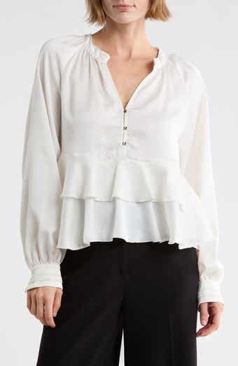 Long Sleeve Tiered Ruffle Top