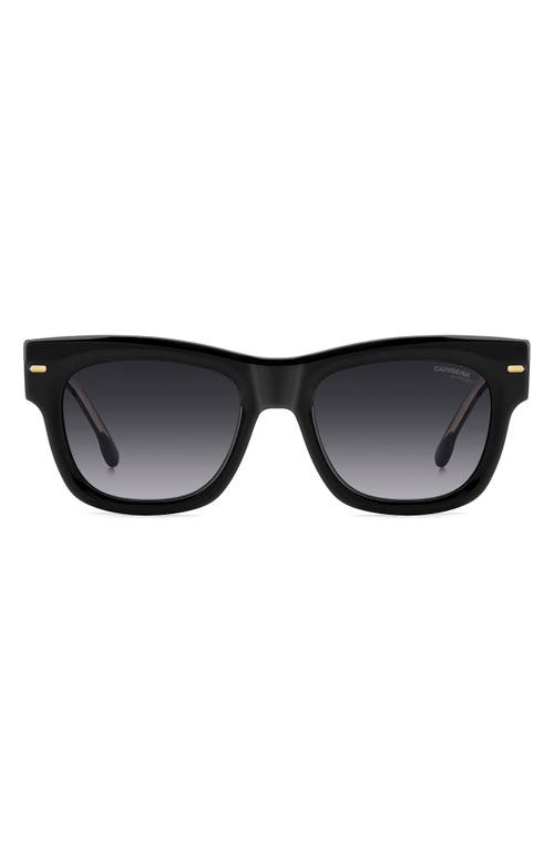 Carrera Eyewear 53mm Gradient Square Sunglasses in Black/Dark Grey Sf  product