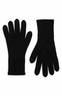 Vince Shaker Stitch Wool & Cashmere Gloves