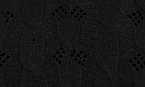 City Chic Iris Mock Neck Cable Knit Sweater In Multi