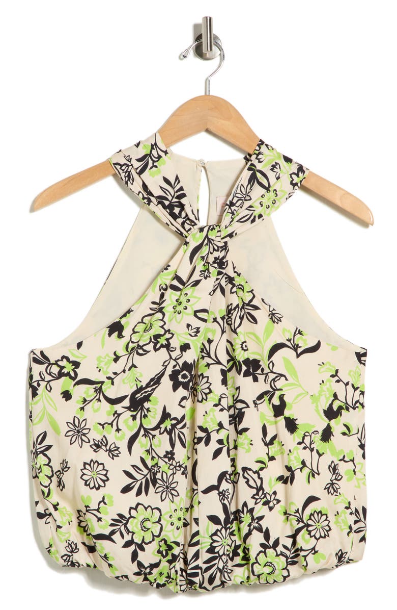 CIEBON Sloan Twist Front Sleeveless Top, Alternate, color, Green