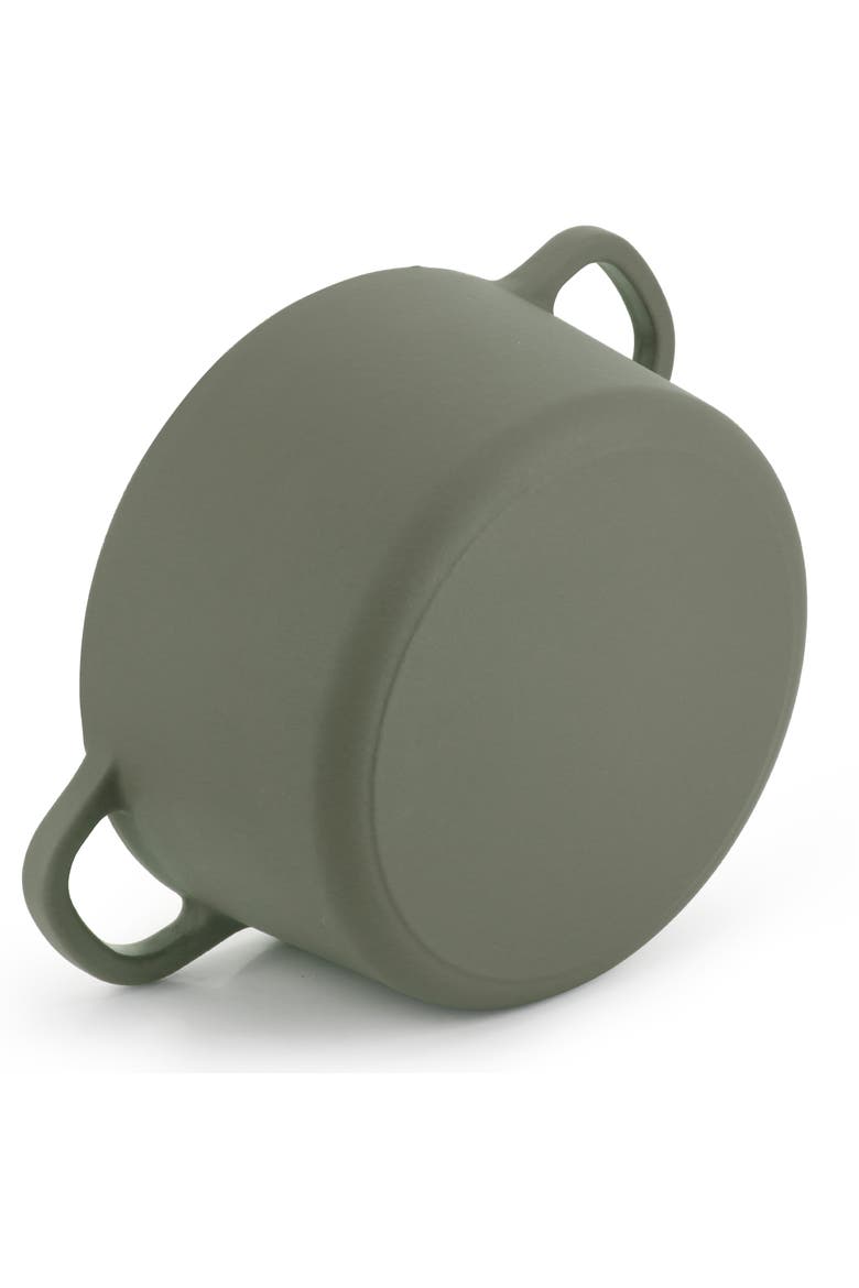 7 Quart Enameled Cast Iron Dutch Oven, Alternate, color, Green