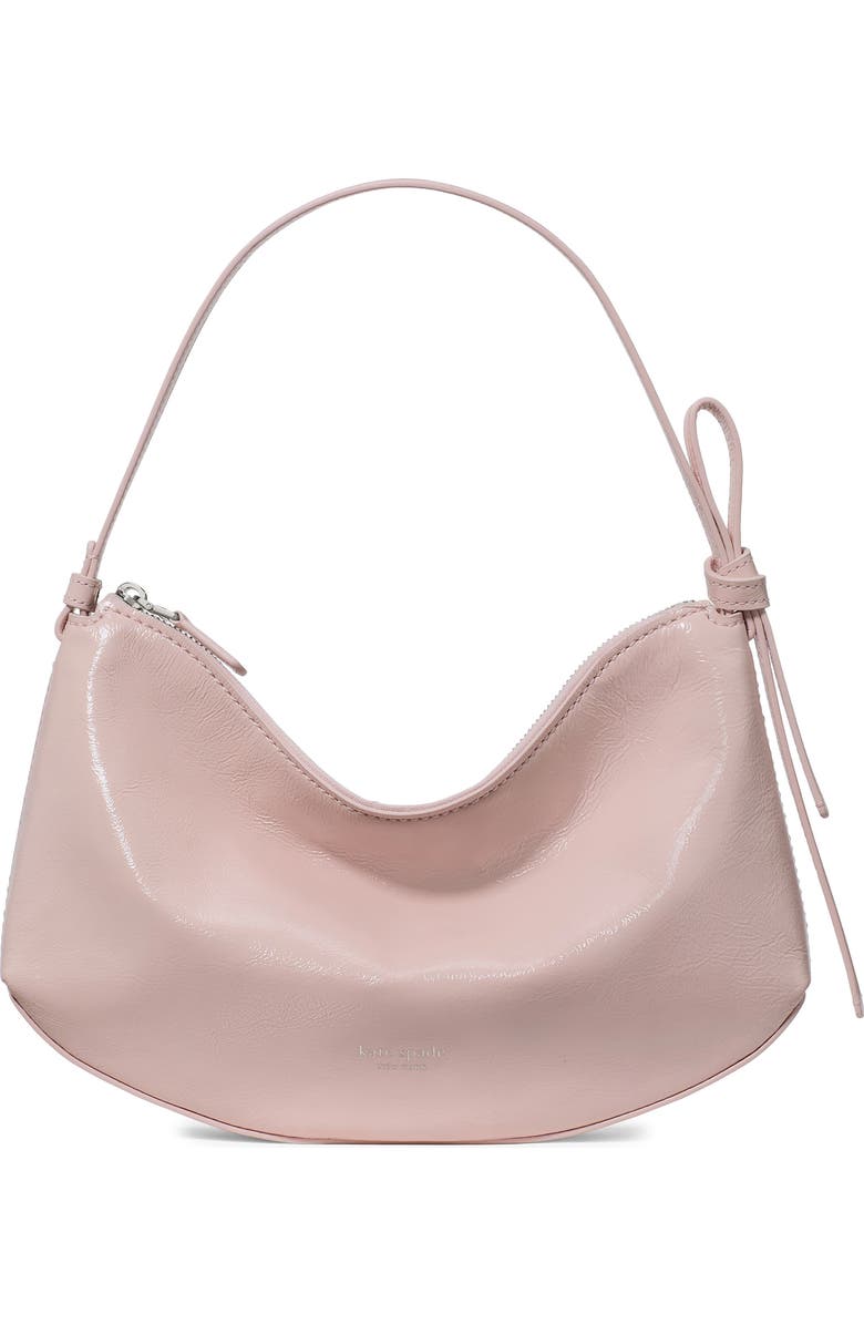 Kate Spade New York loop crinkle patent leather shoulder bag, Main, color,