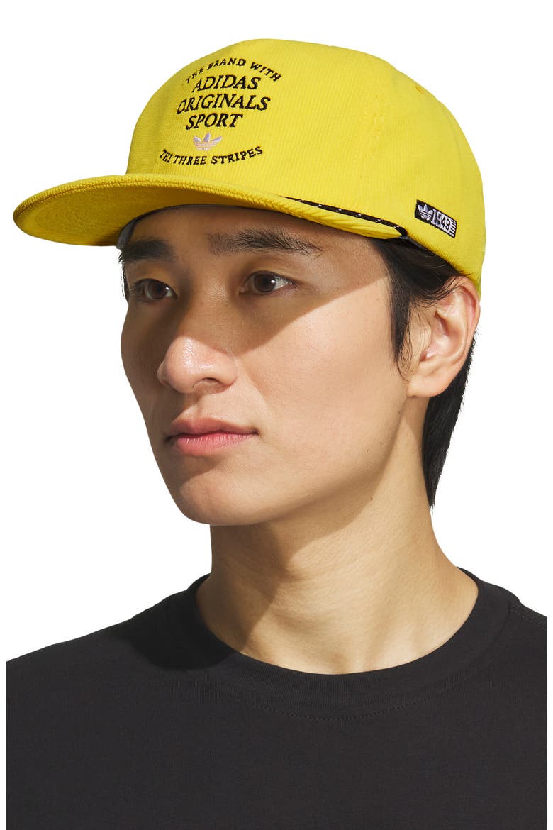 Unfair Way Corduroy Baseball Cap, Alternate, color, EQT YELLOW/ BLACK/ WHITE