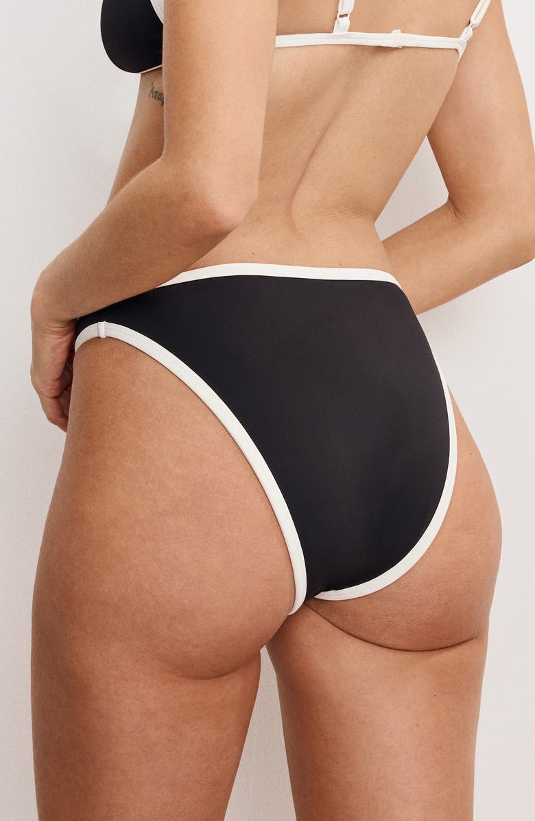 Good American Compression Better Bikini Bottoms, Alternate, color, Black001