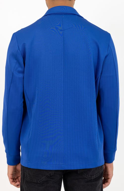 Pino By Pinoporte Zip-up Overshirt Jacket In Blue