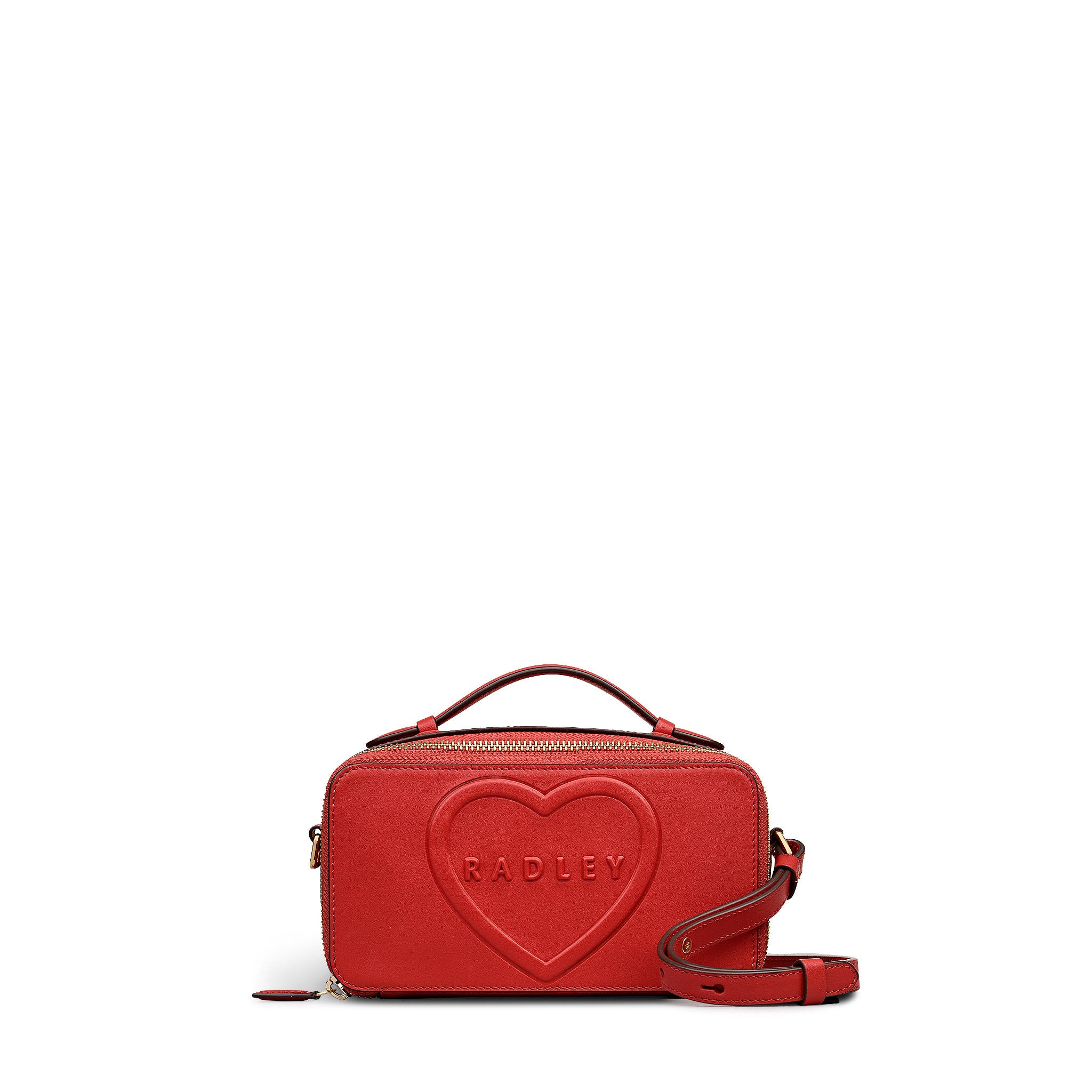 Radley Calvert Way - Heart Street Micro Phone Crossbody  Bag, Main, color, Poinsettia