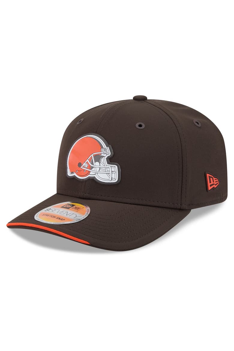 Men's New Era Brown Cleveland Browns 2026 Sideline 9SEVENTY Adjustable Hat, Main, color, Brown