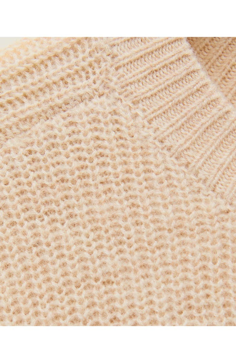 MANGO Wool Crewneck Crop Sweater, Alternate, color, 