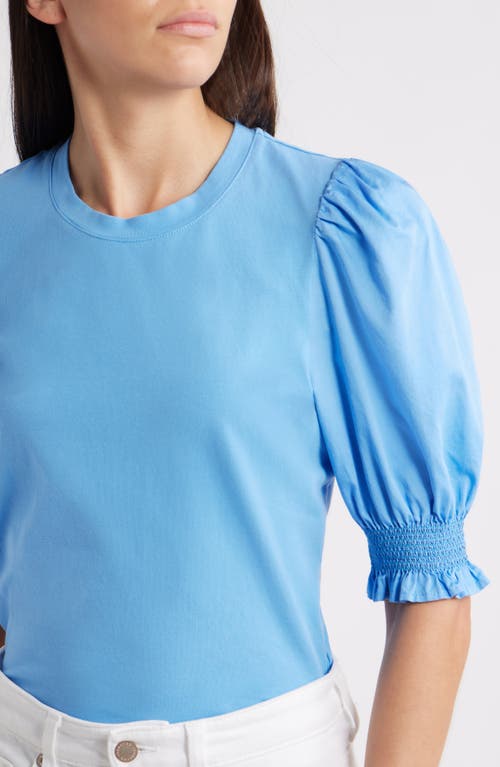 Love The Label Lali Solid Tee Top In Sky Blue