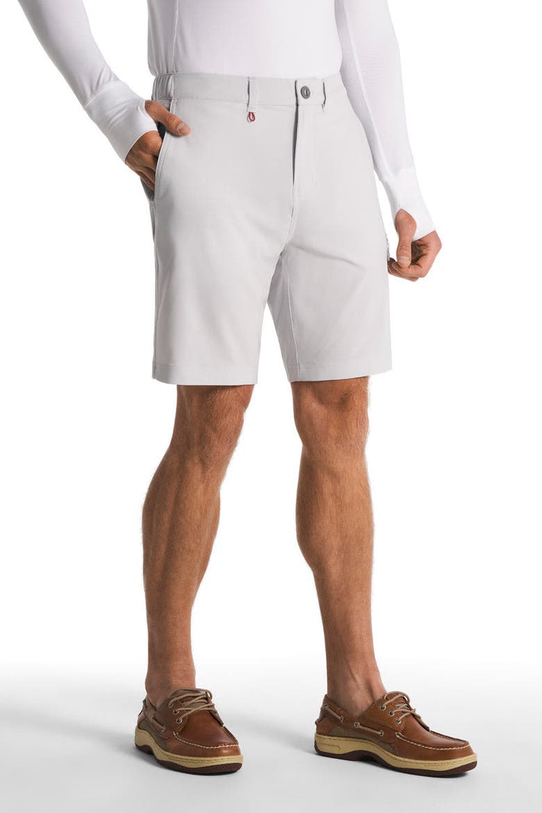 Men's Fisher Island Fishing & Boating Shorts, UPF 50+ Sun Protection, Alternate, color, Sleek Grey