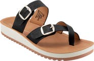 Los Cabos Nin Double Buckle Slide Sandal