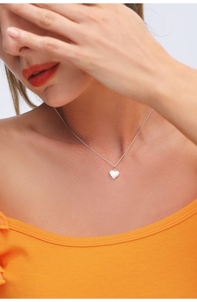 Classicharms Sterling Silver Heart Pendant Necklace, Alternate, color, 