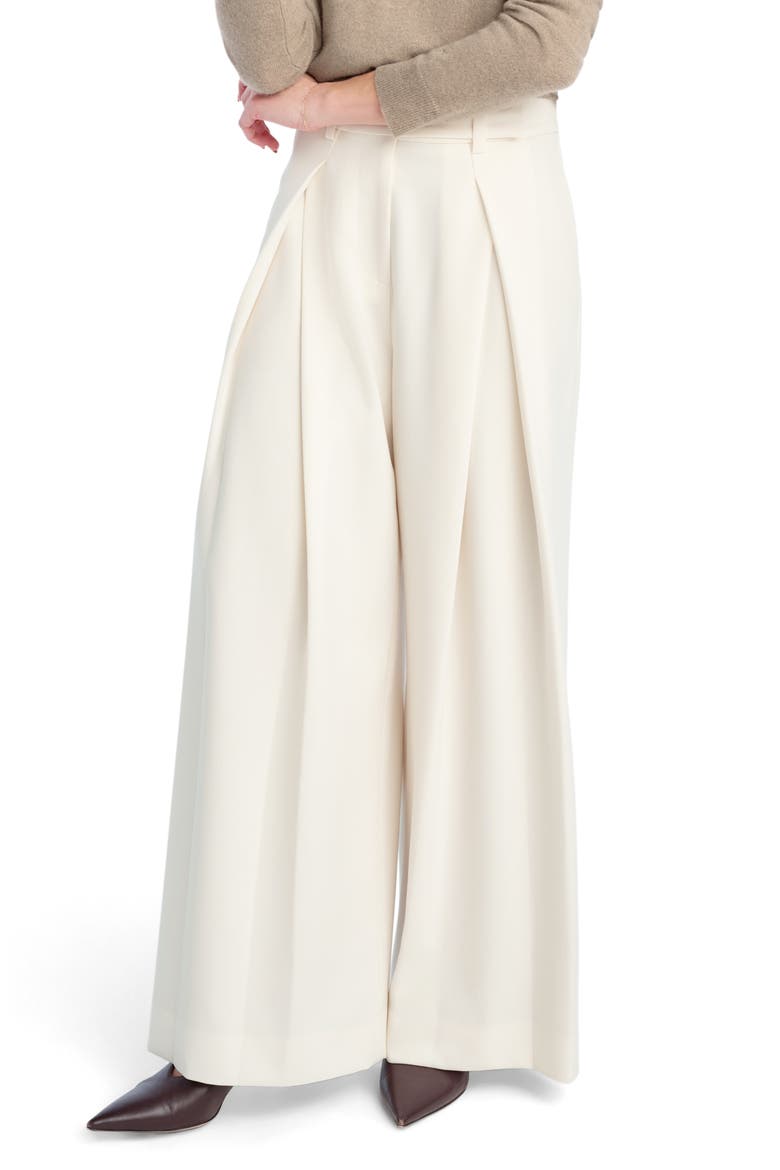 Pleats for Days Wide Leg Pants, Main, color, IVORY