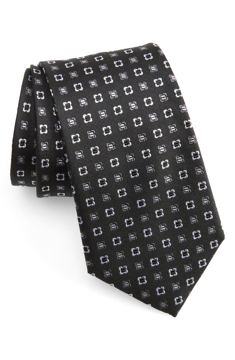 Duchamp Medallion Silk Tie, Main, color, 