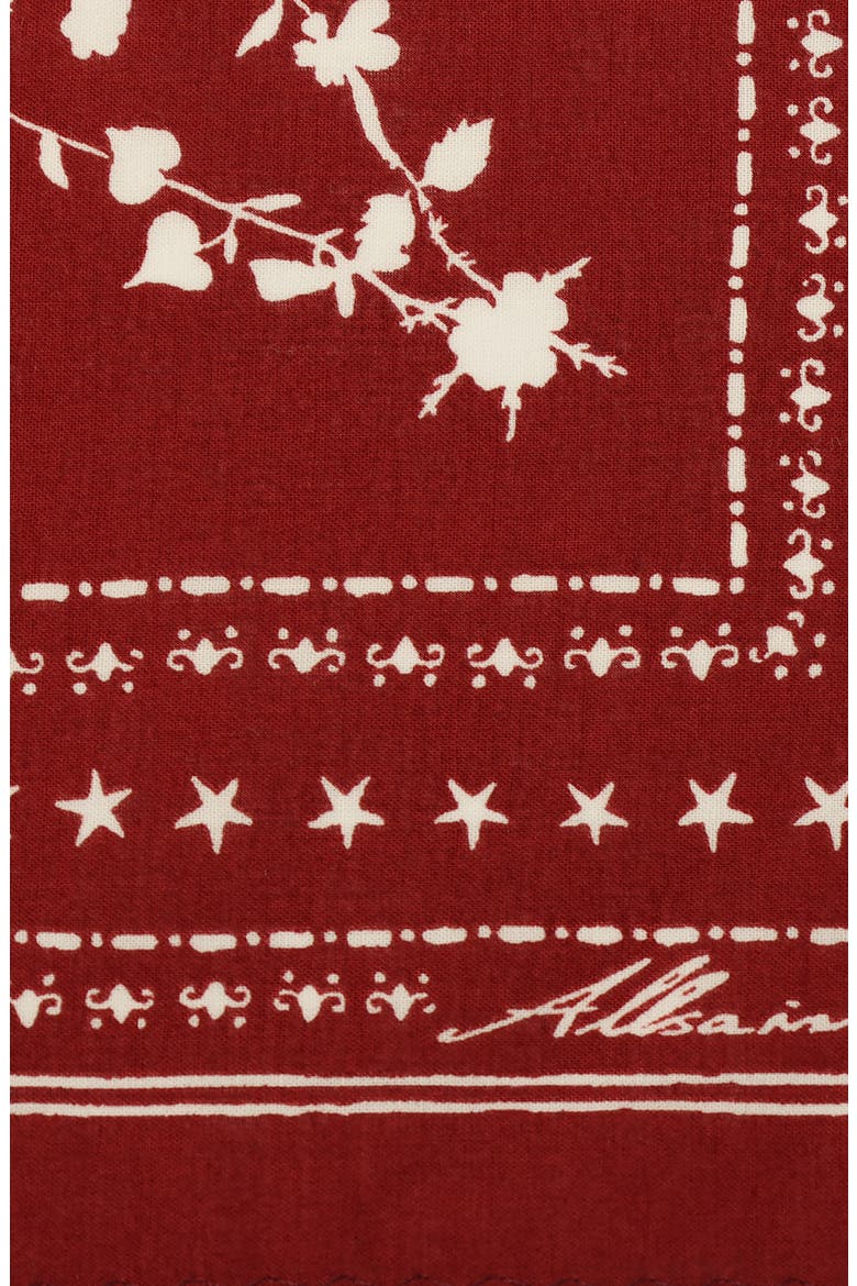 Fleur De Lis Bandana, Alternate, color, RASPBERRY