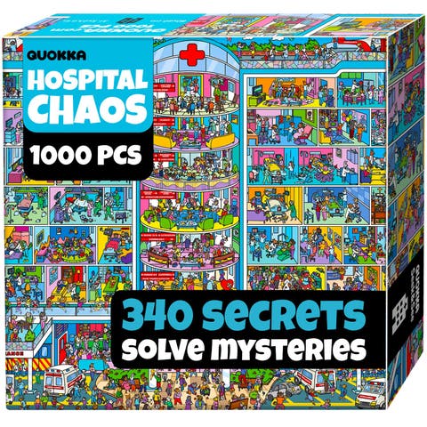1000 Piece Mystery Jigsaw Puzzle for Adults