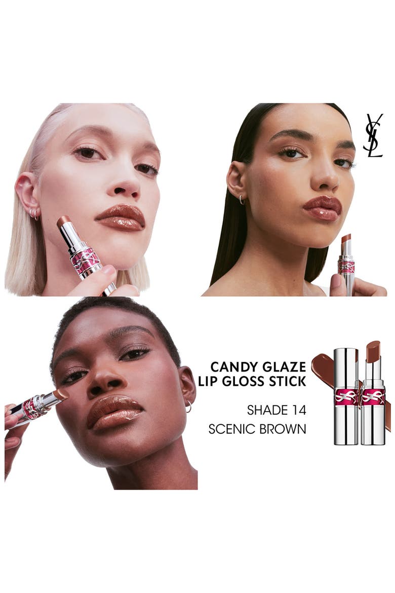 Candy Glaze Lip Gloss Stick, Alternate, color, 14 SCENIC BROWN