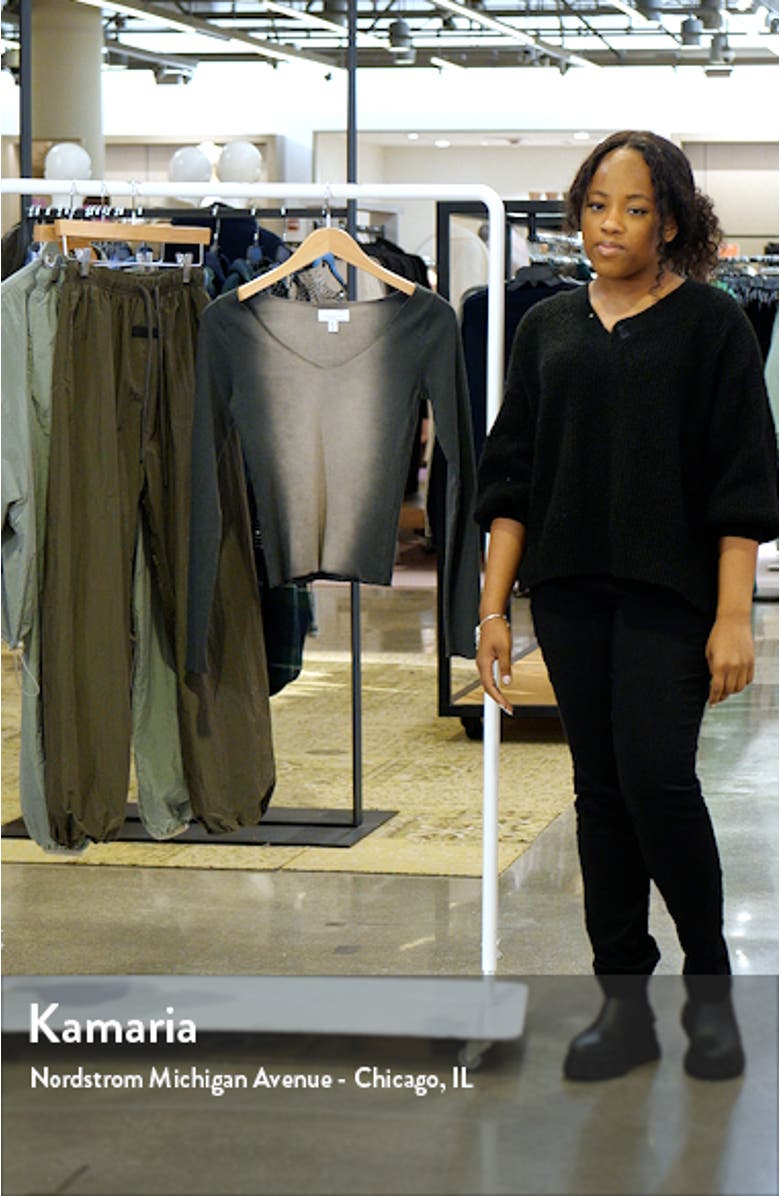 Ombré Rib Crop Top, sales video thumbnail