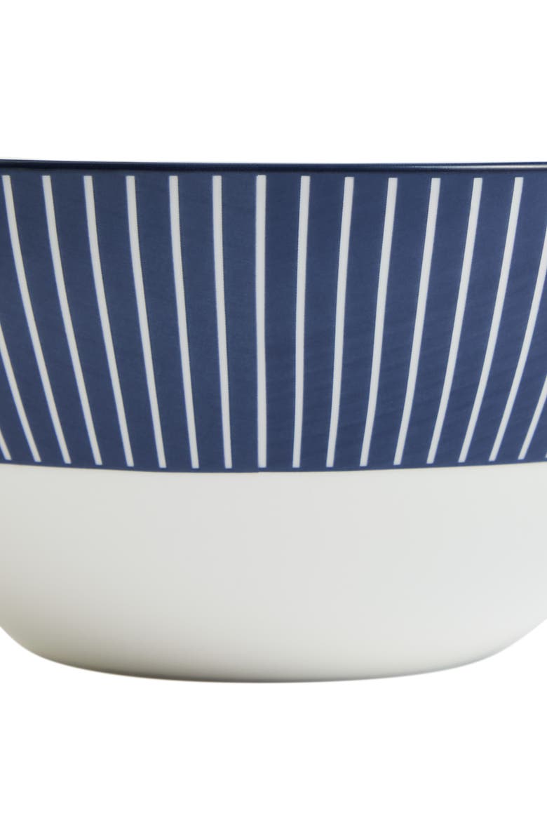 Wedgwood Gio Pinstripe Bone China Cereal Bowl, Alternate, color, Blue Multi