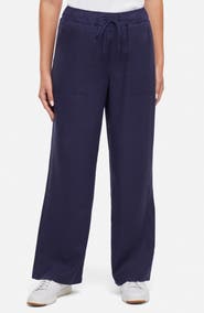 Three Dots Linen Wide Leg Pants