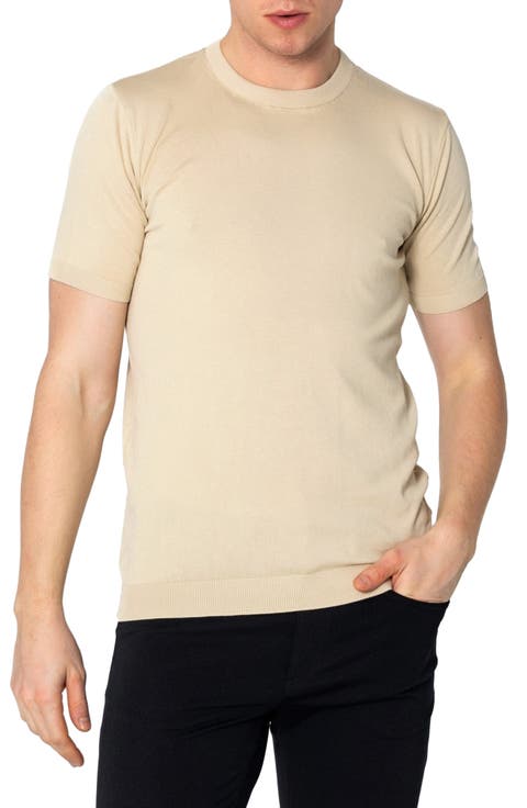 Ribbed Crewneck T-Shirt