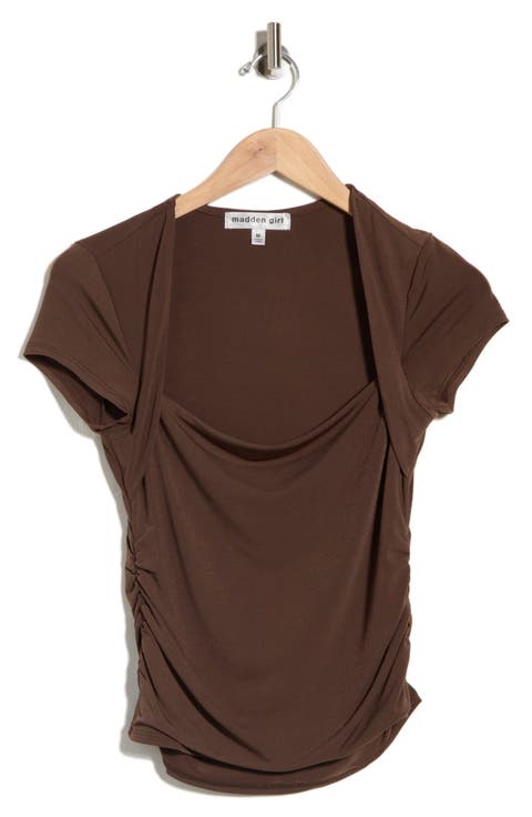 Layered Ruched Top