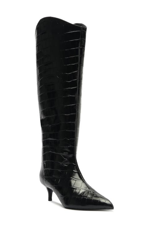 Maryana Lo Pointed Toe Knee High Boot (Women)
