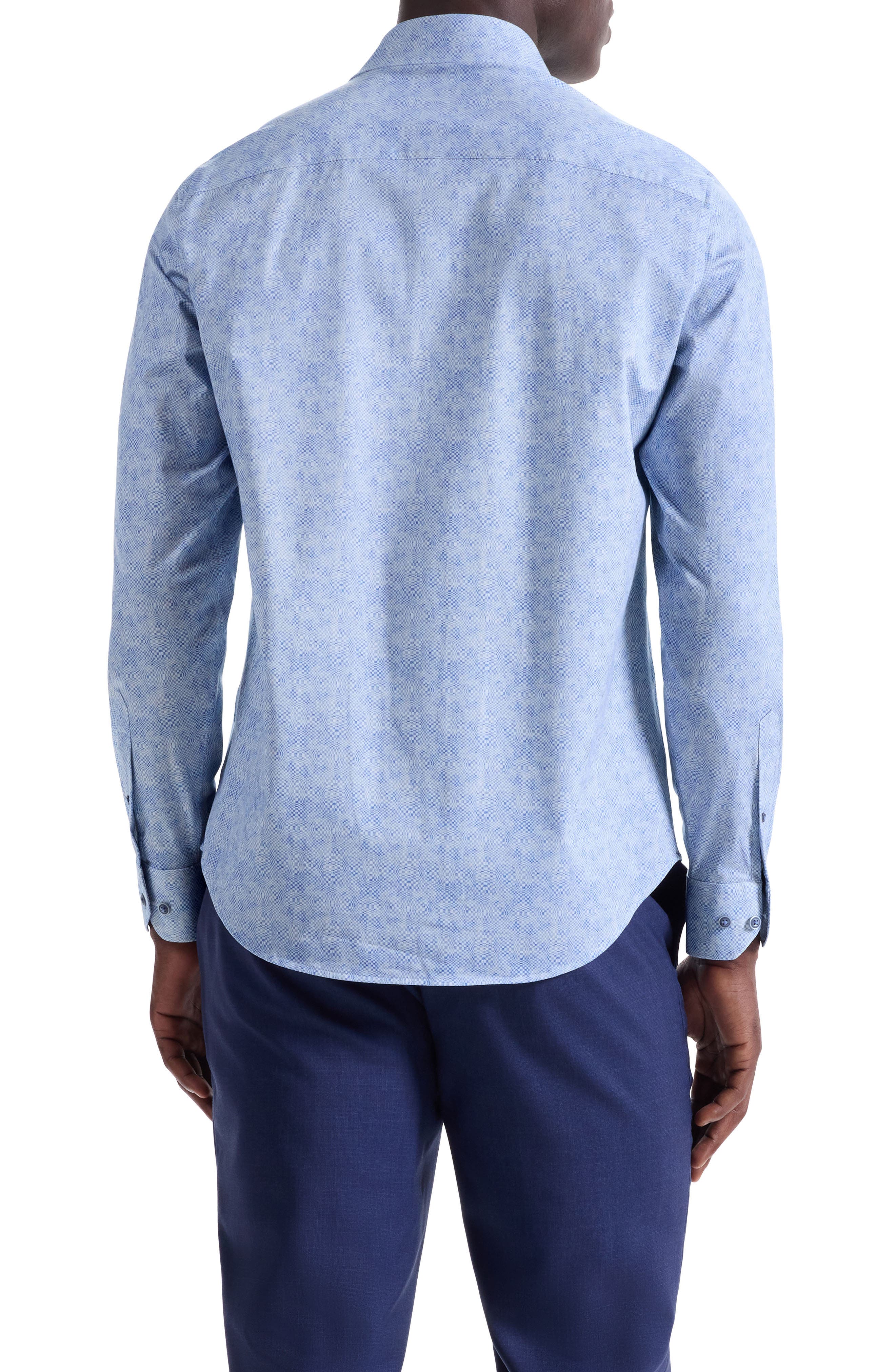 James OoohCotton Optical Illusion Print Button-Up Shirt - image 2