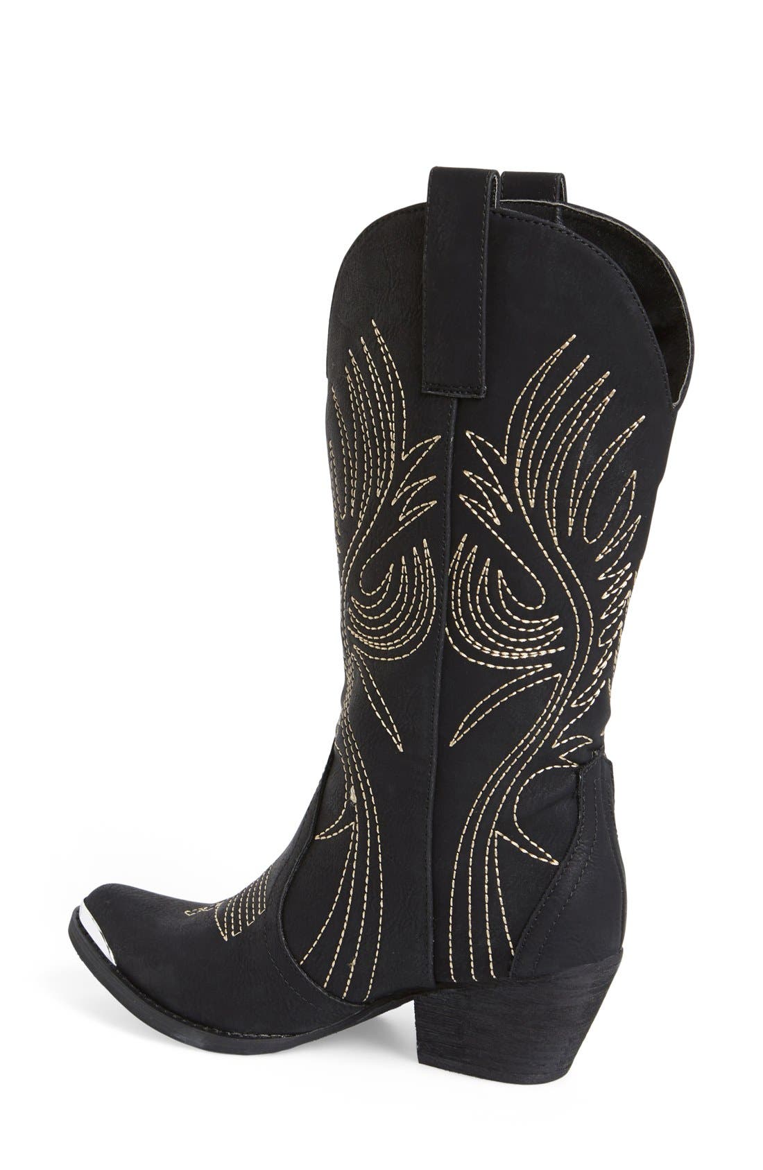 Very Volatile 'Railroad' Western Boot, Alternate, color, 