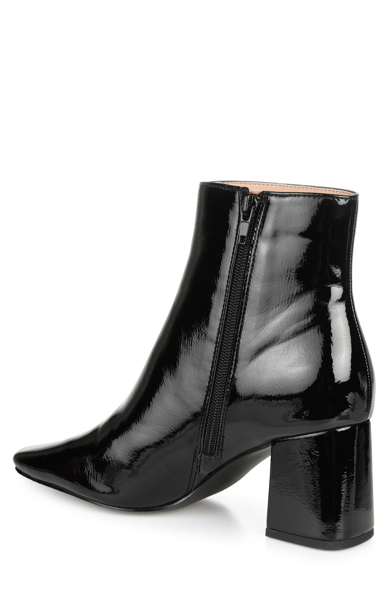 Haylinn Vegan Leather Bootie, Alternate, color, BLACK PU