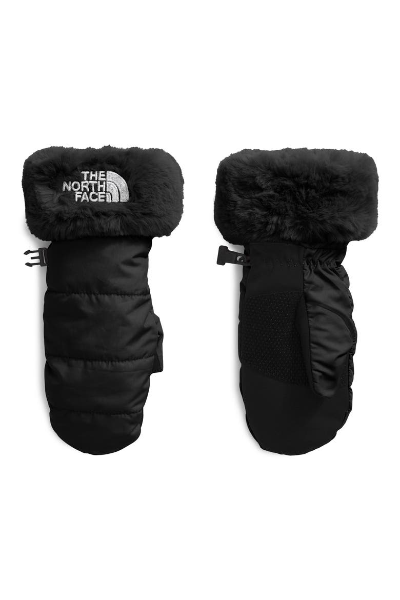 Kids' Shasta Water Repellent Mittens, Main, color, TNF BLACK TNF BLACK