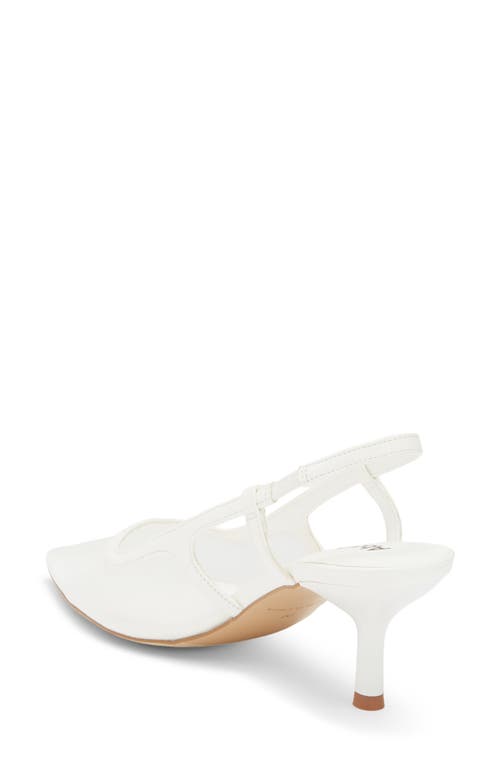 Abound Kippa Pointed Toe Slingback Pump In White