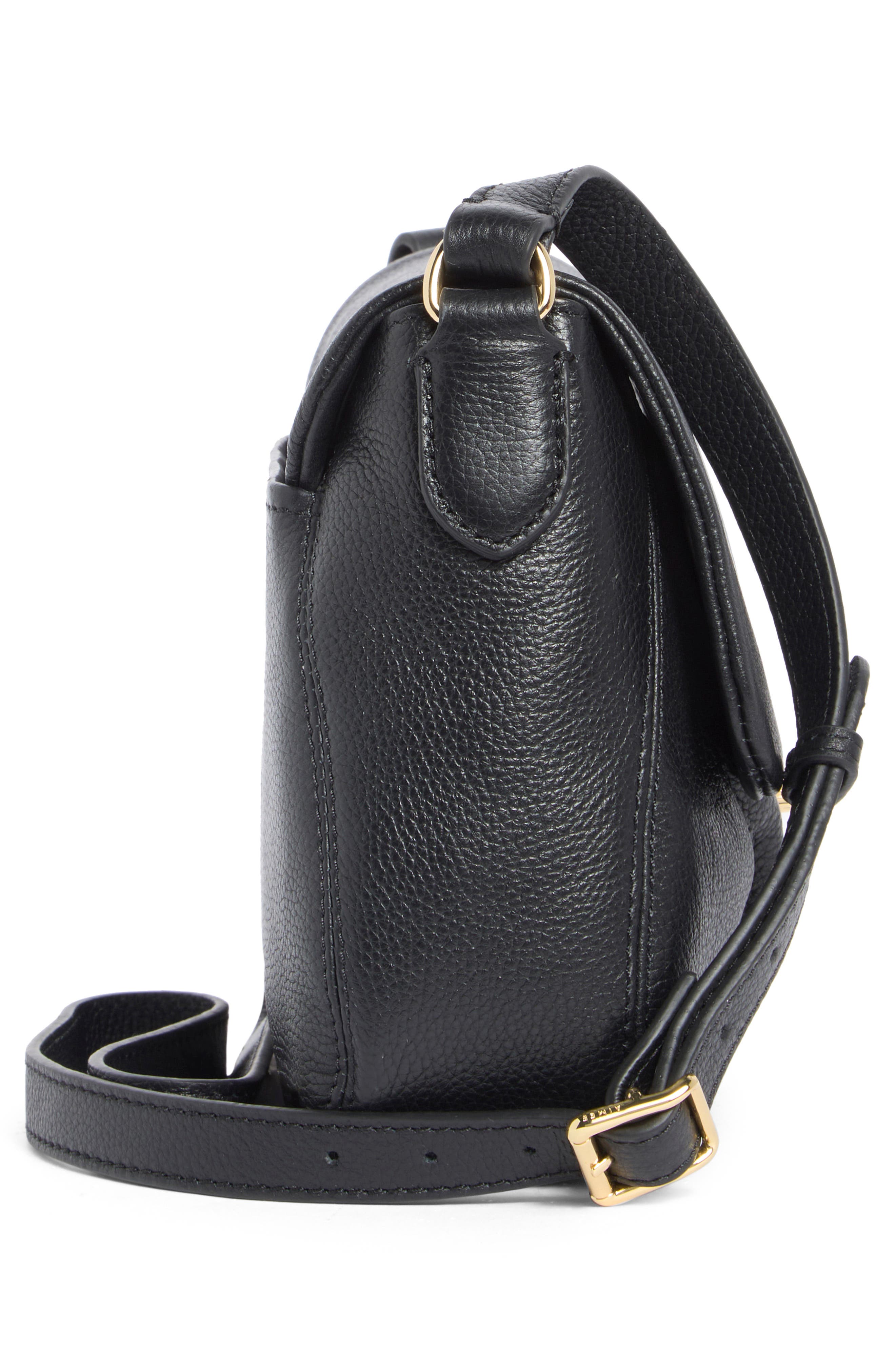 AIMEE Cannes Flap Crossbody Bag, Alternate, color, Black