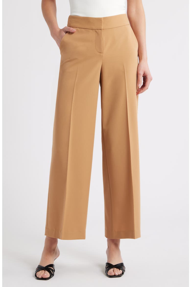 Wide Leg Pants, Main, color, CAMEL