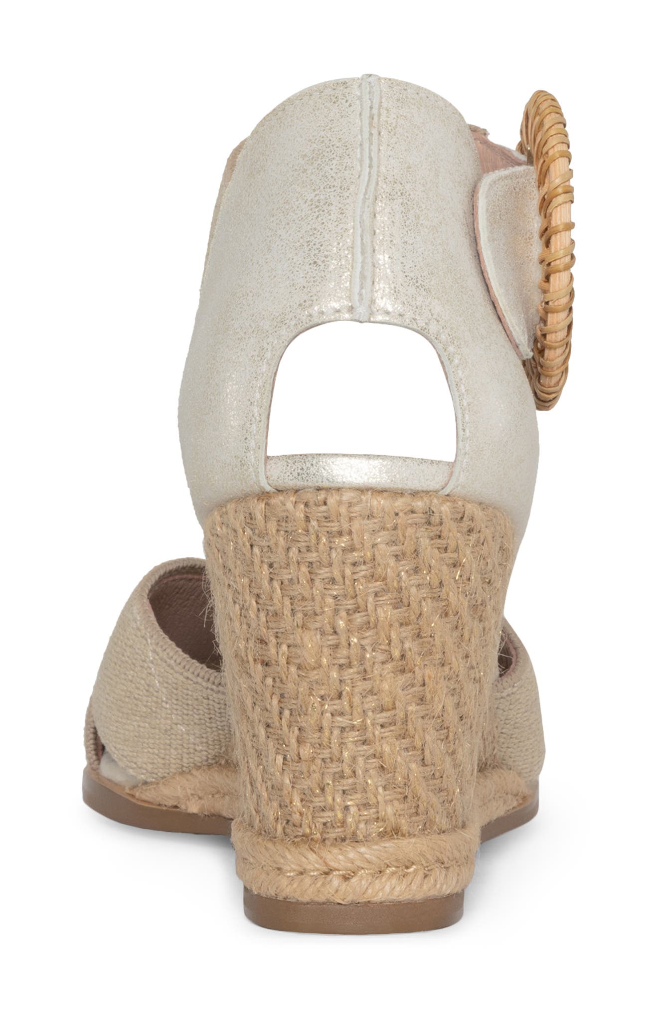 Donald Pliner Wedge Sandal, Alternate, color, Platino
