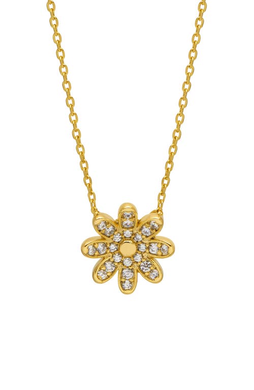 Estella Bartlett Spring Daisy Pendant Necklace in Gold 