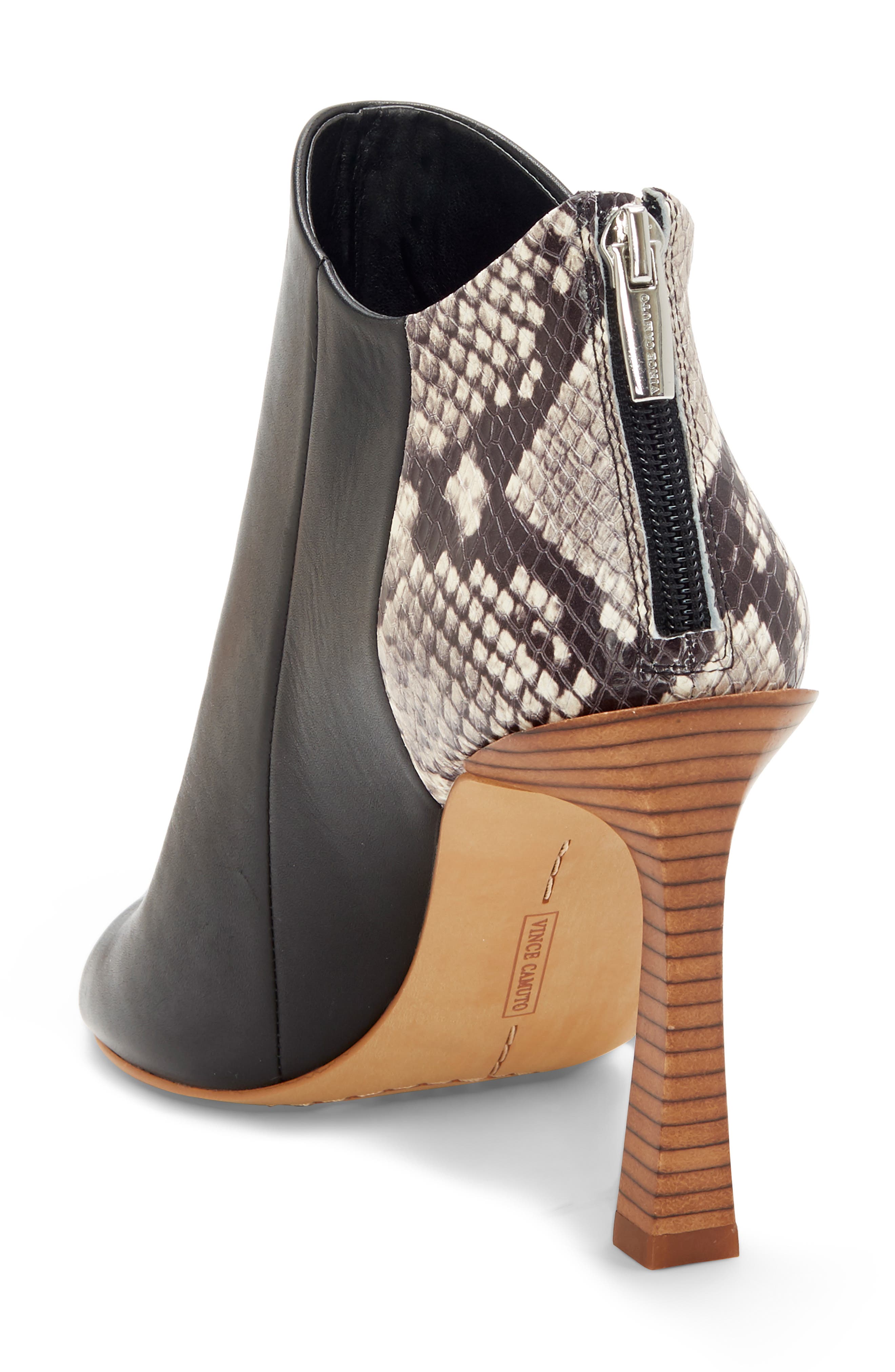 Vince Camuto Artiziana Open Toe Bootie, Alternate, color, 