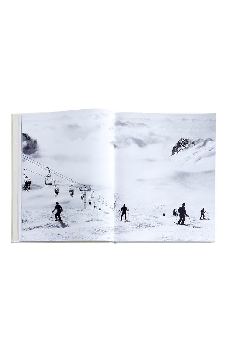 Graphic Image The Ultimate Ski Book Leather Coffee Table Book, Alternate, color, Ivory