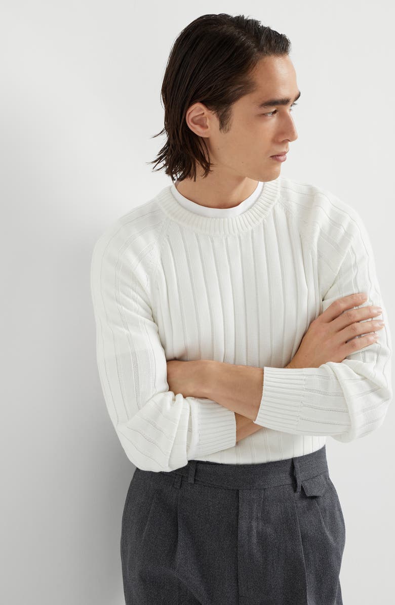 Brunello Cucinelli Cotton sweater, Alternate, color, 