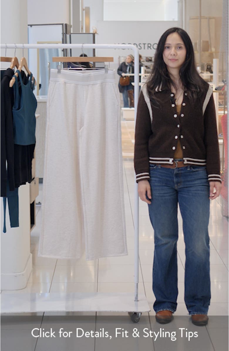 Cloud Fleece Clubside Wide Leg Pants, sales video thumbnail