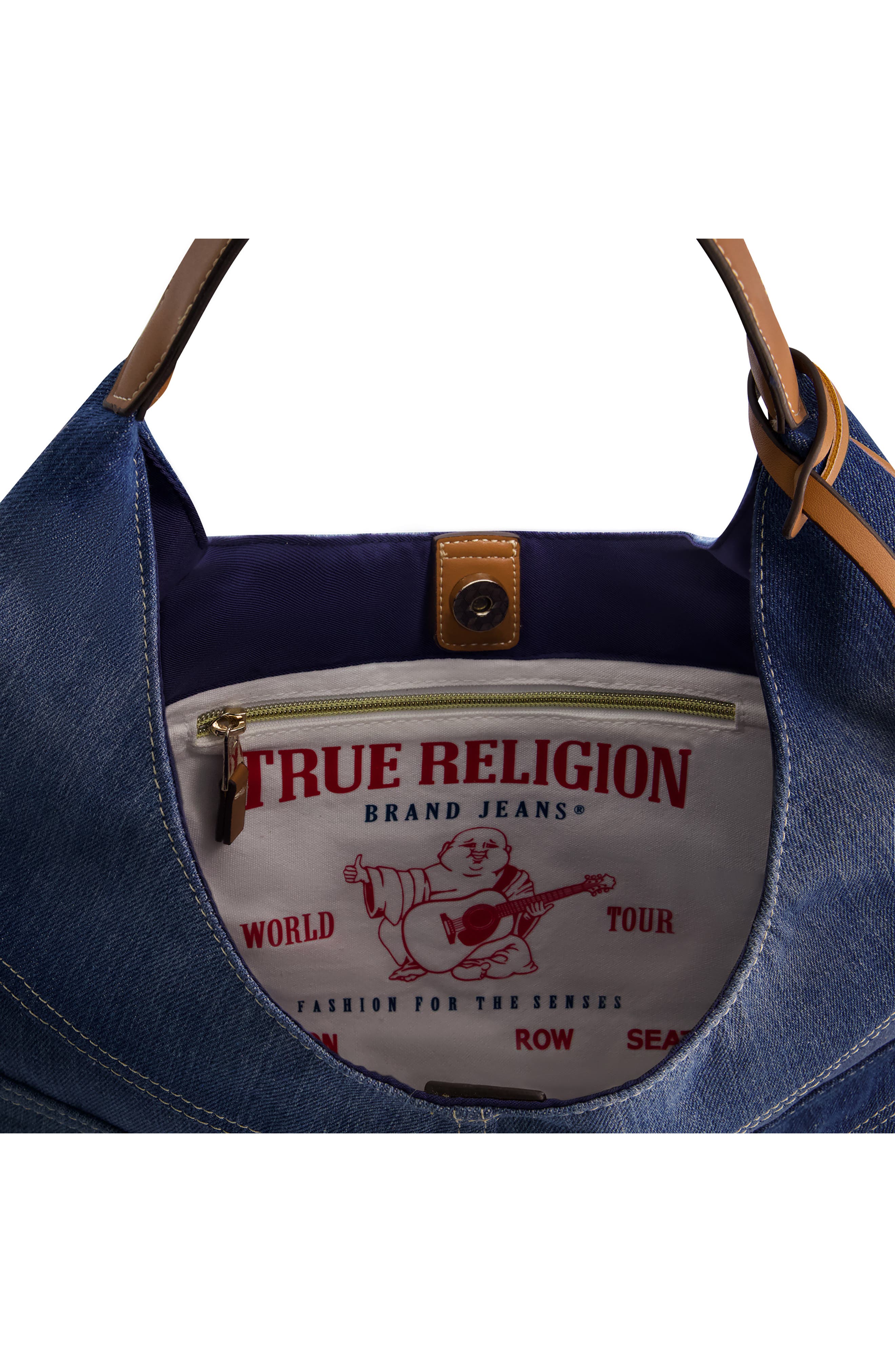 True Religion Horseshoe Pocket Shoulder Bag, Alternate, color, 