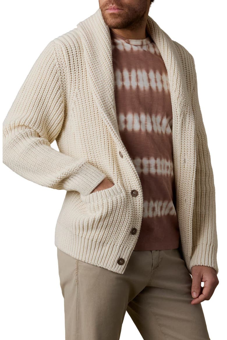 Pima Cotton Cardigan, Main, color, IVORY VISTA