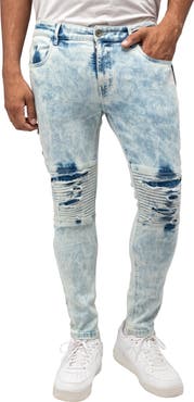 XRAY Flex Moto Skinny Jeans