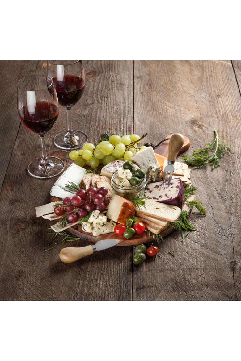 Gourmet Cheese Knives Set of 4, Alternate, color, Wood