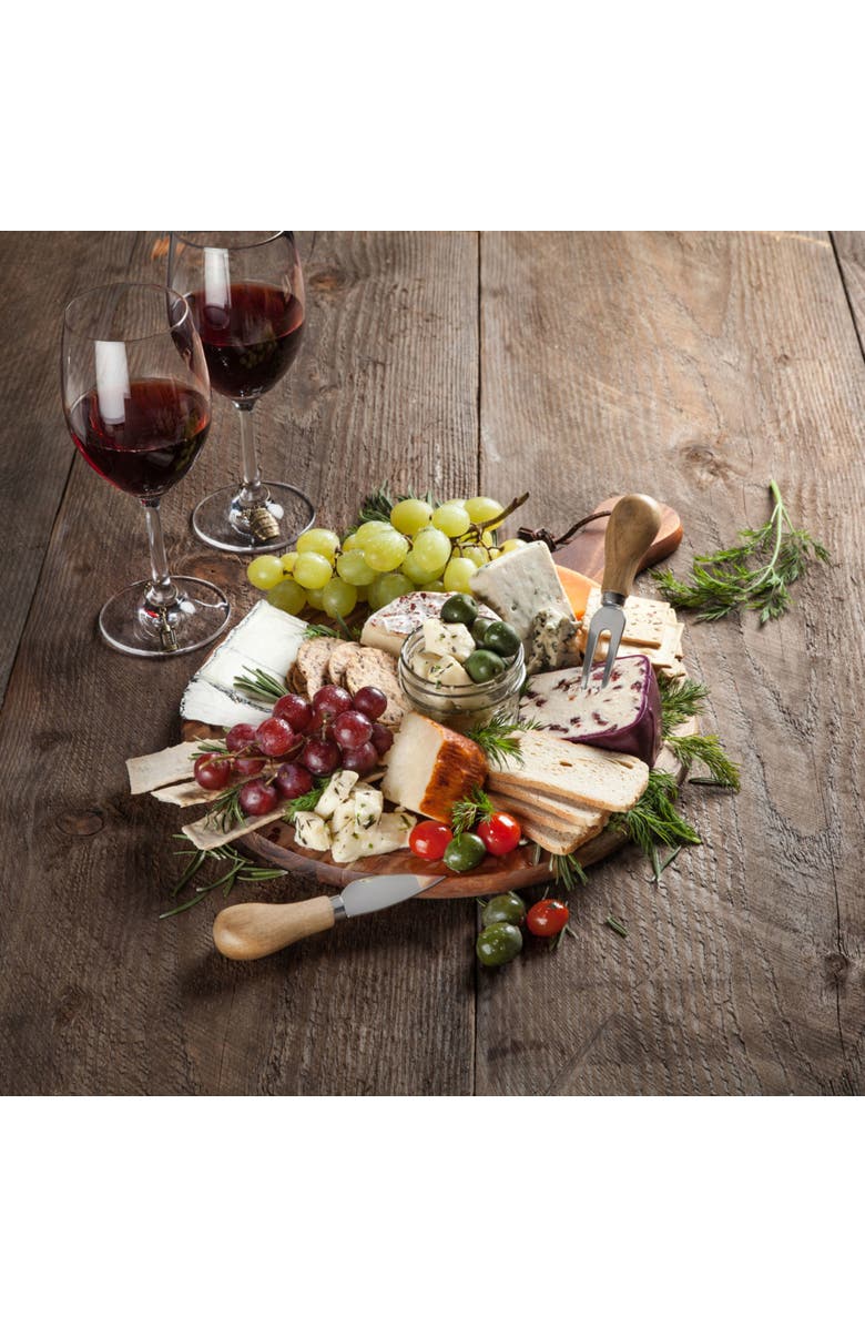 TWINE Gourmet Cheese Knives Set of 4, Alternate, color, Wood