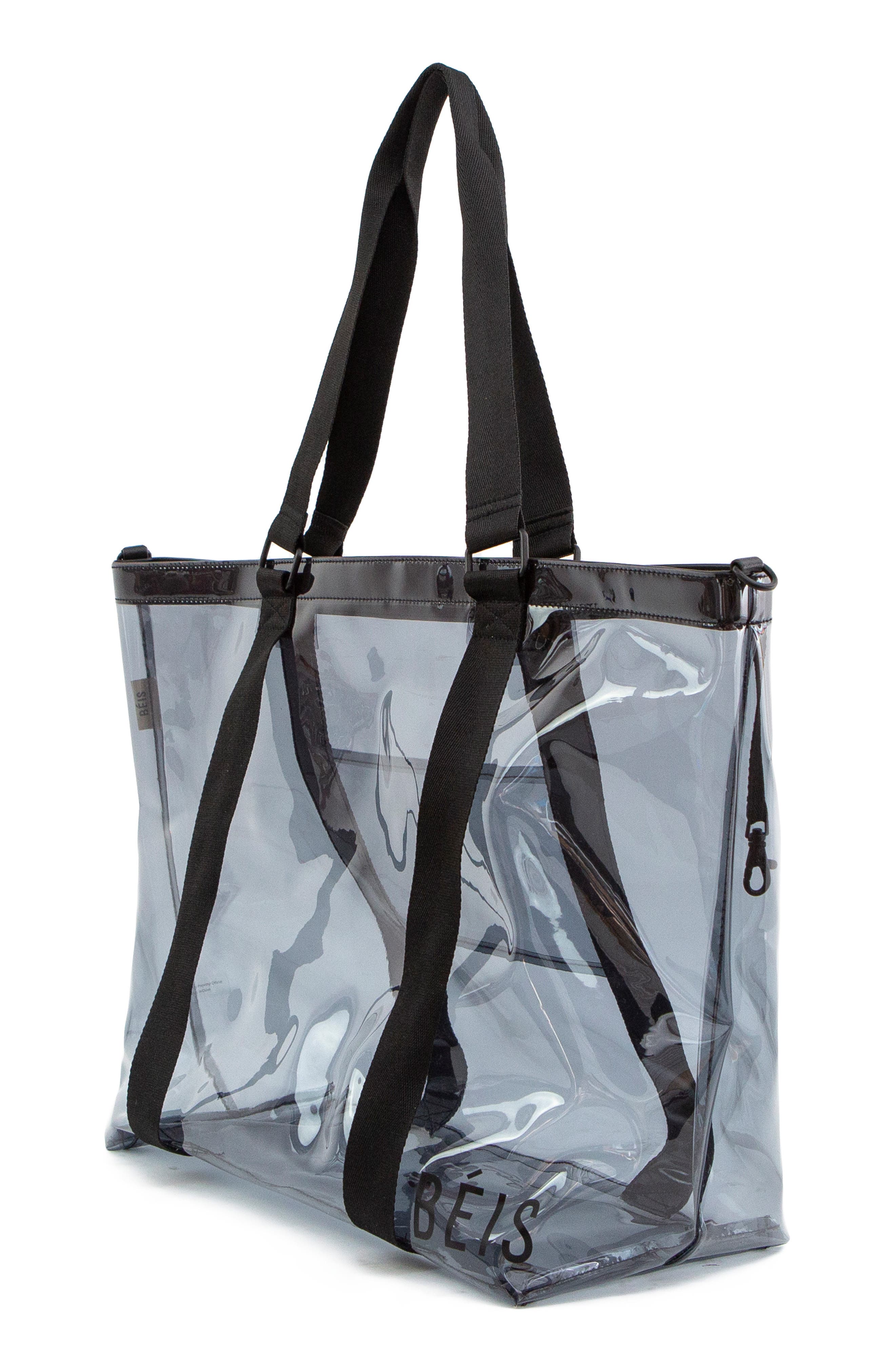Béis Transparent Beach Tote, Alternate, color, 