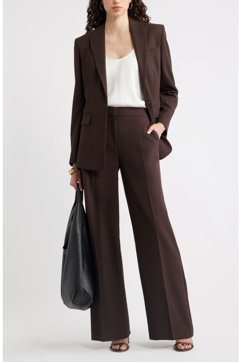 The Ingrid Classic Fit Blazer, Alternate, color, BROWN MOLE